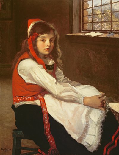A Little Norwegian by Thomas Edwin Mostyn